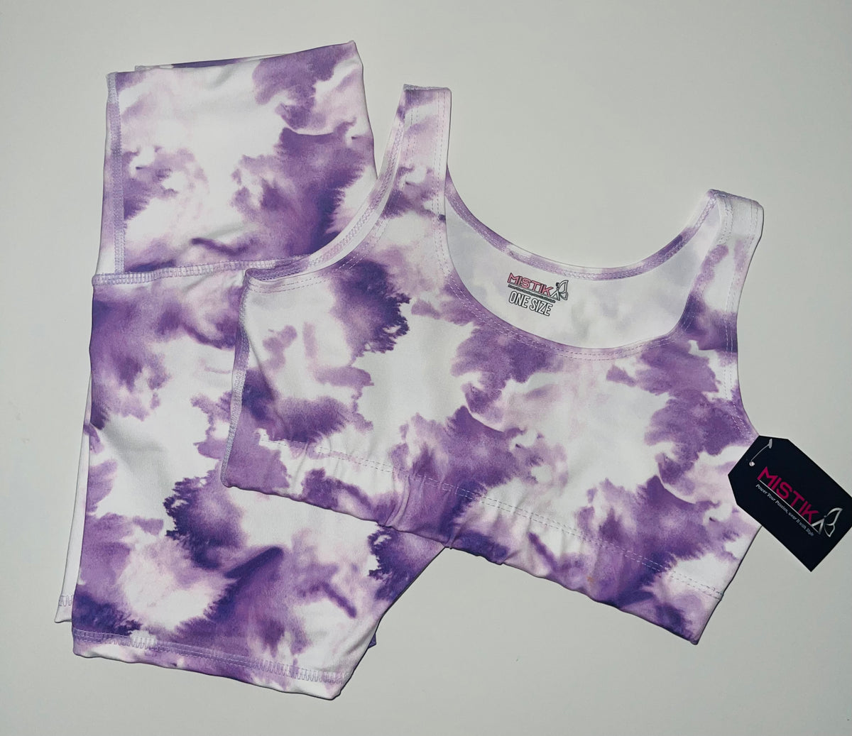 Purple/White-Camo Short Set