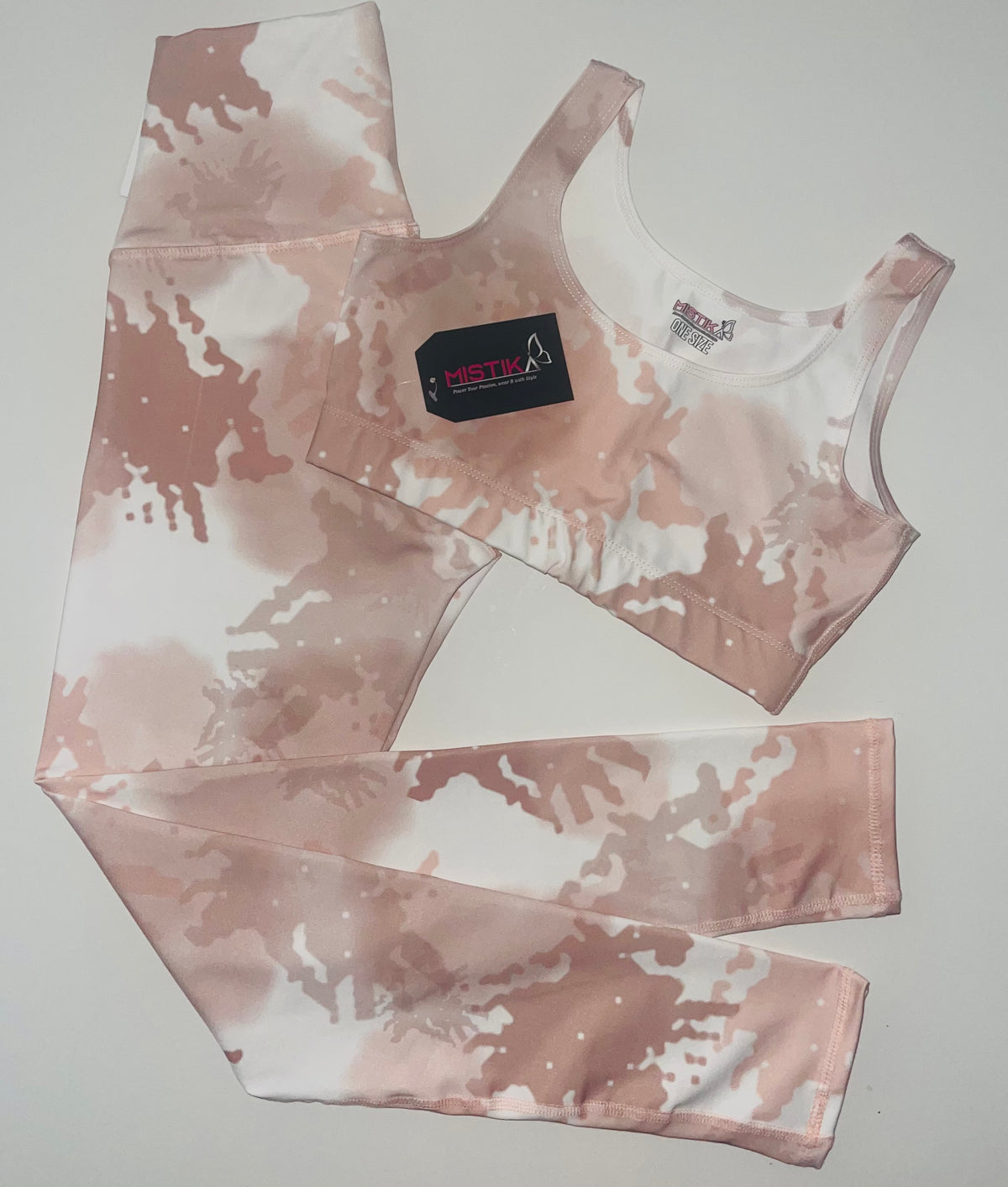 Light Brown Camo Leggings Set